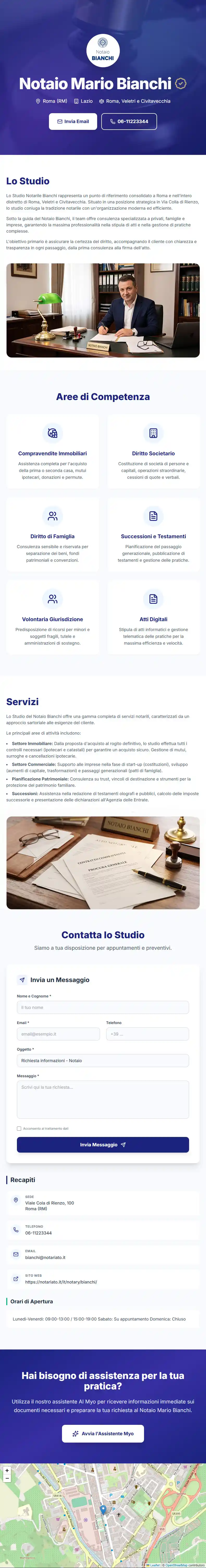 Minisito Notaio Mario Bianchi